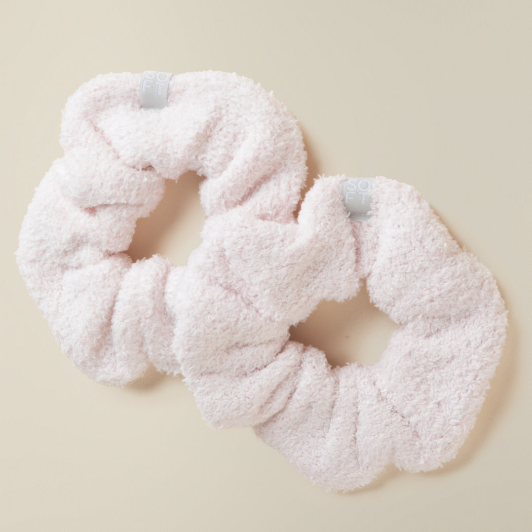 Softies Scrunchie 2 Pack Blush Pink