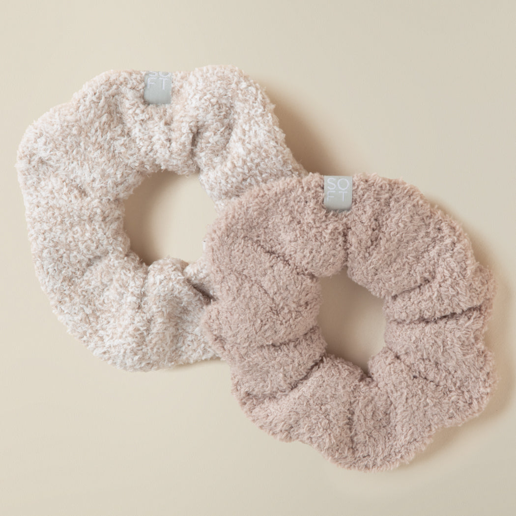 Softies Scrunchie 2 Pack Coco