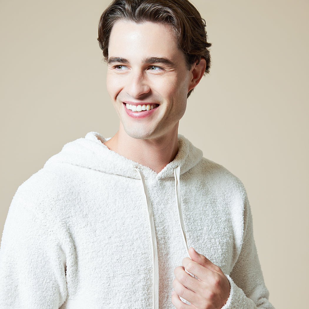 Take Ten Men's Solid Marshmallow Hoodie Almond