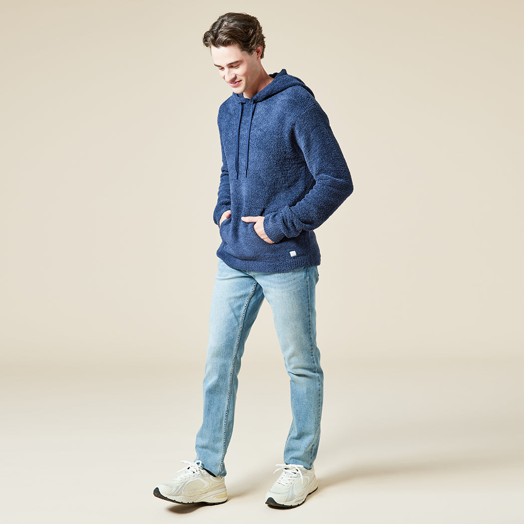 Take Ten Men's Solid Marshmallow Hoodie Midnight