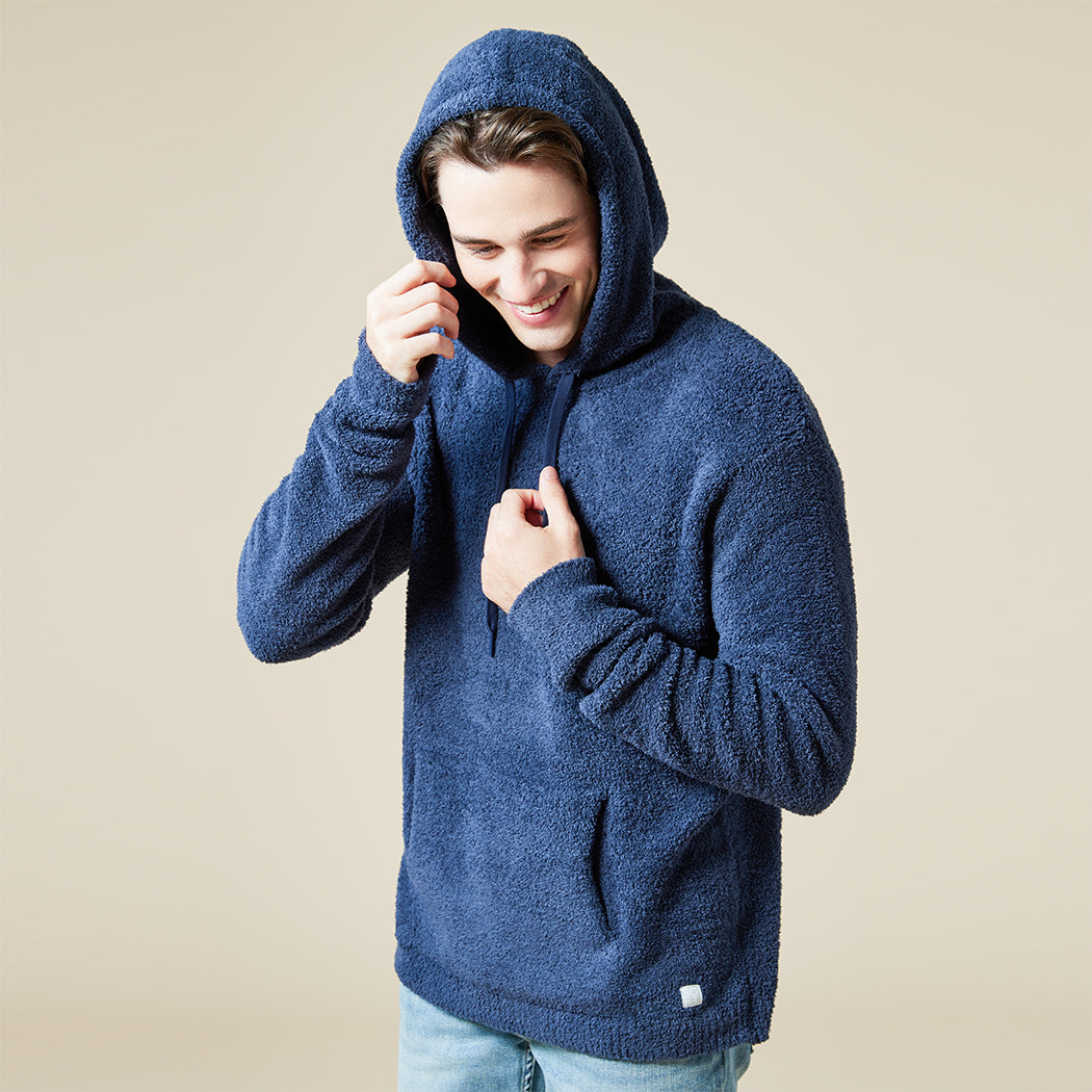 Take Ten Men's Solid Marshmallow Hoodie Midnight