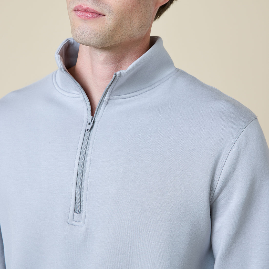 Take 10 Men's DreamTech 1/4 Zip Grey