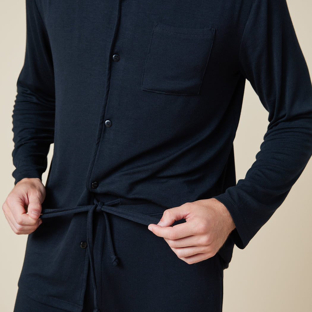 Take 10 Men's Notch Collar PJ Black