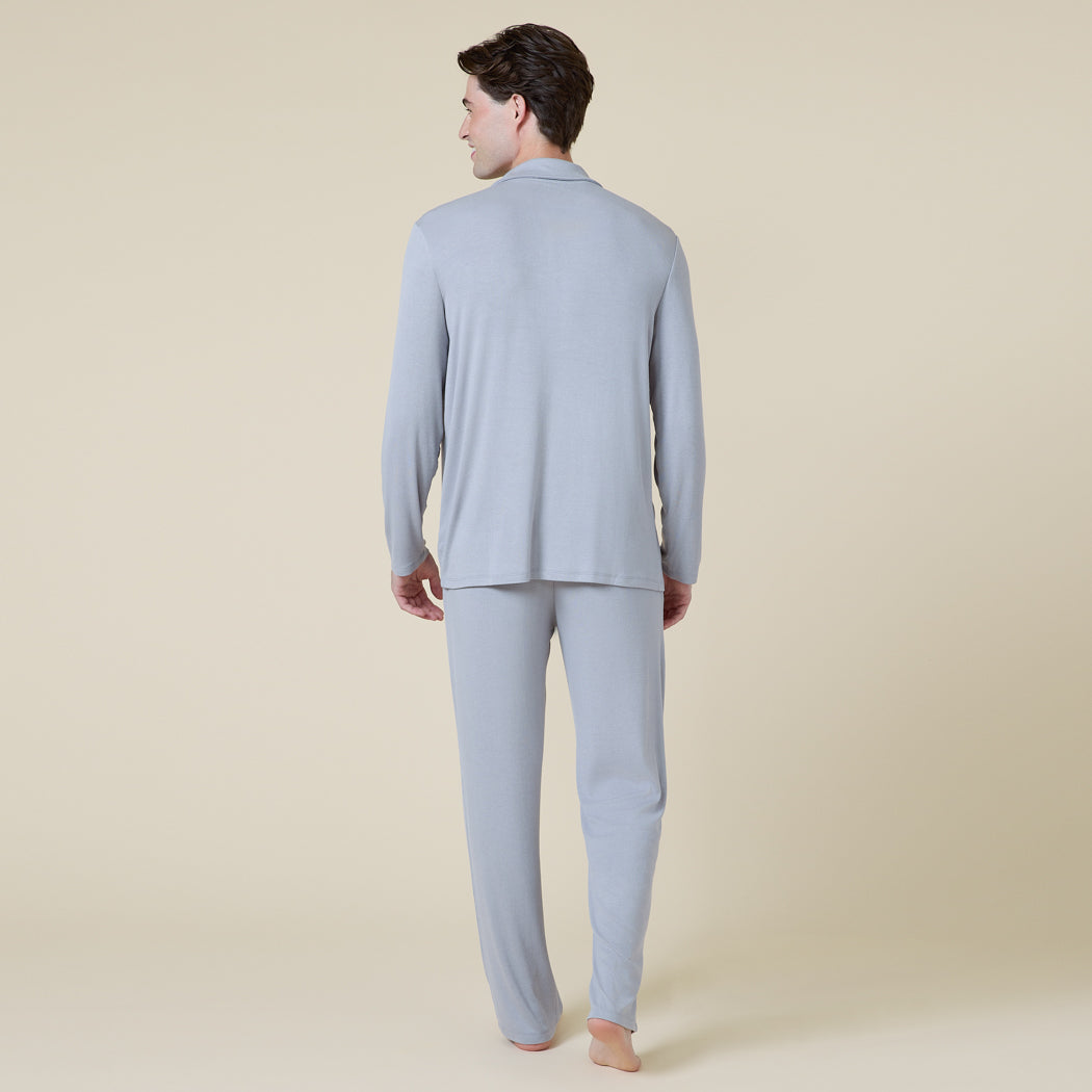 Take 10 Men's Notch Collar PJ Grey