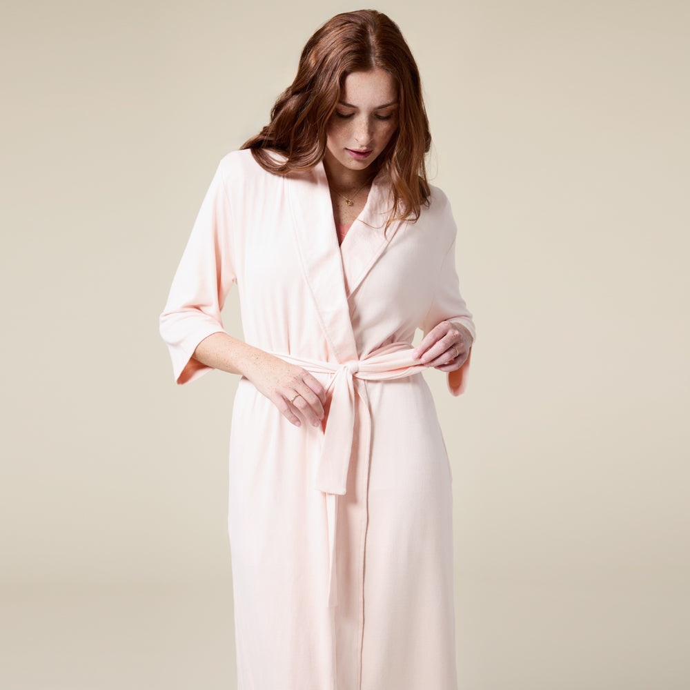 Dream Shawl Collar Robe Apricot