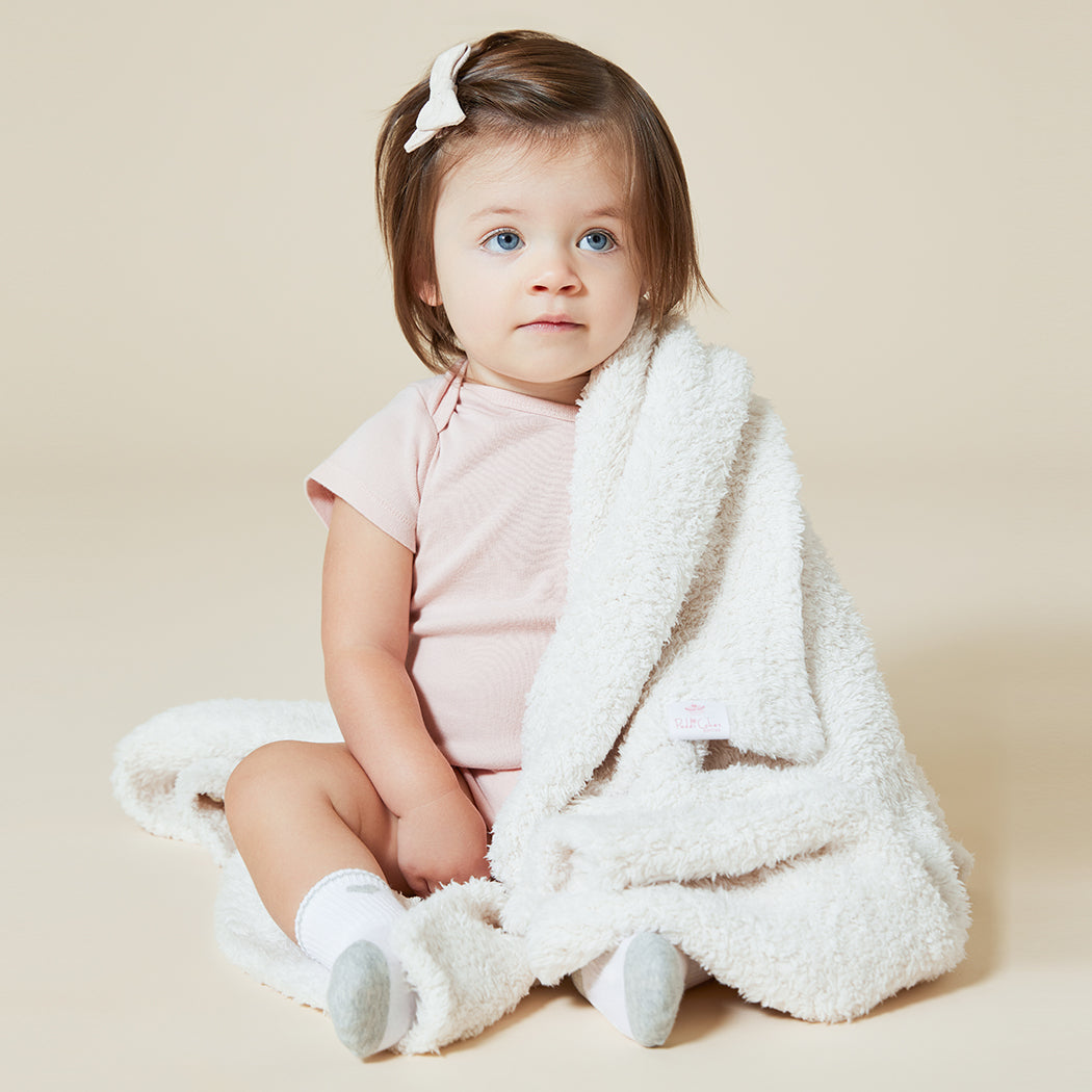 Ultra-Lite Marshmallow 30" x 40" Baby Blanket Almond