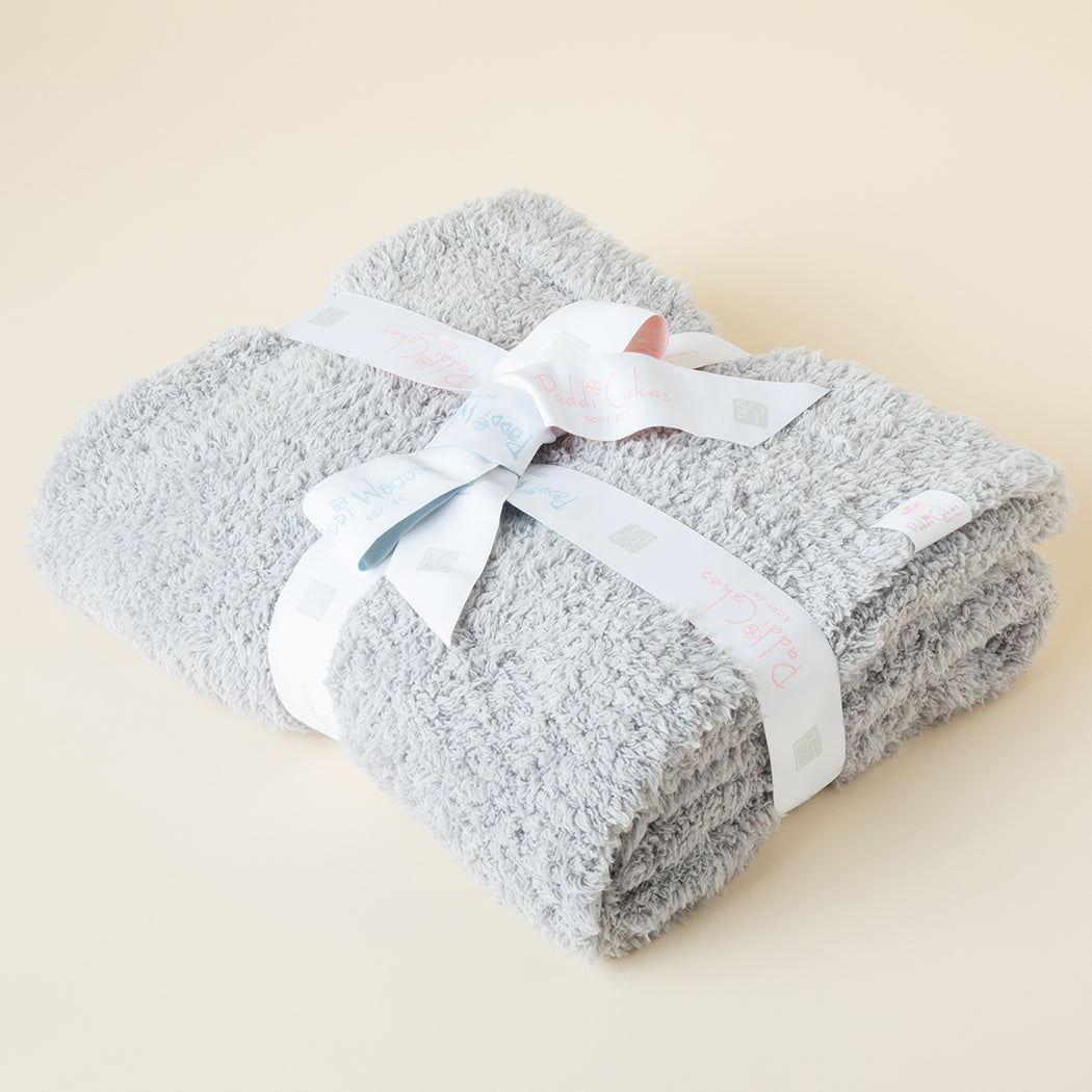 Ultra-Lite Marshmallow 30" x 40" Baby Blanket Grey