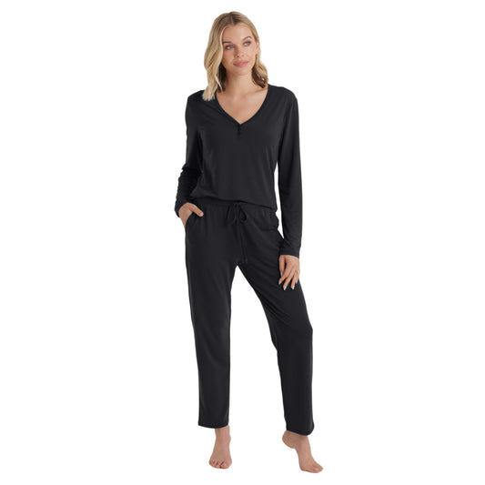 Pajamas for Women Soft Sleepwear Set Cross Backless Comfy Pjs Top Loose Fit  Split Hem Pj Pants Loungewear Sleepwear : : Clothing, Shoes 