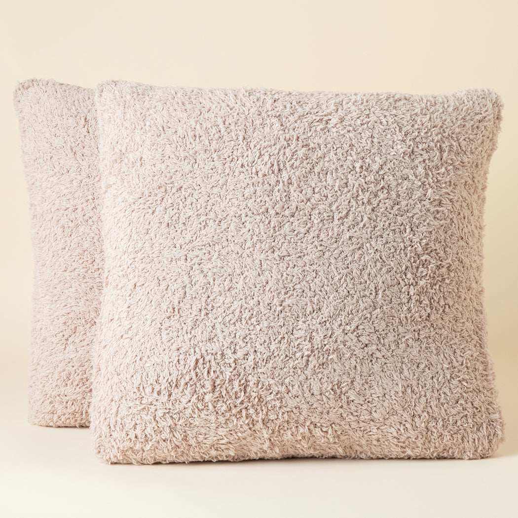 Ultra-Lite Marshmallow Throw Pillow Case - 2 Pack Coco