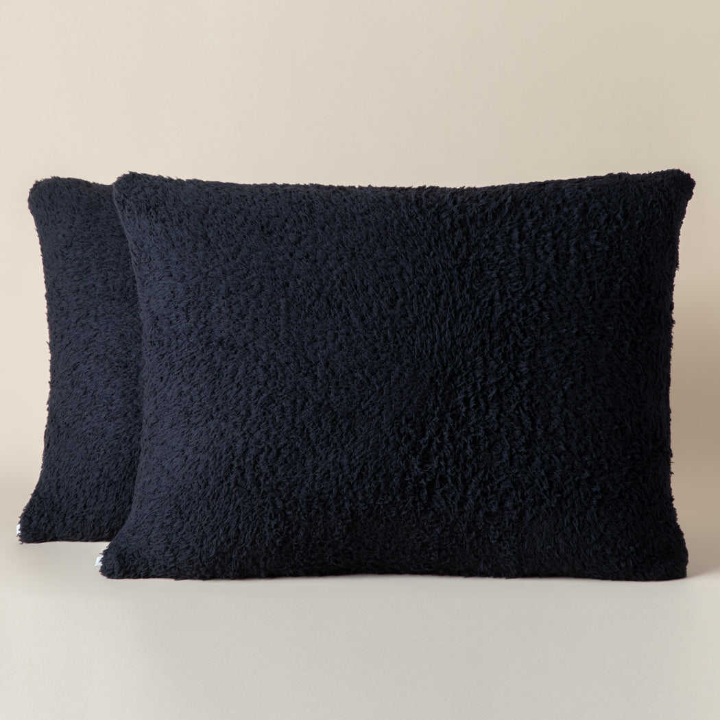 Ultra-Lite Marshmallow Standard Pillow Case - 2 Pack Black