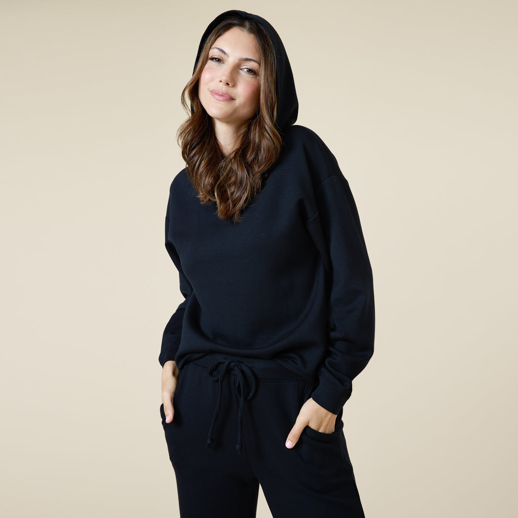 DreamTech Oversize Hoodie Lounge Set Black