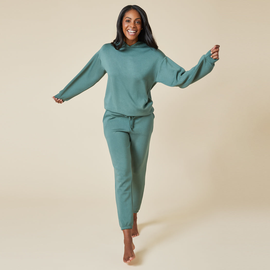 DreamTech Oversize Hoodie Lounge Set Dusty Green