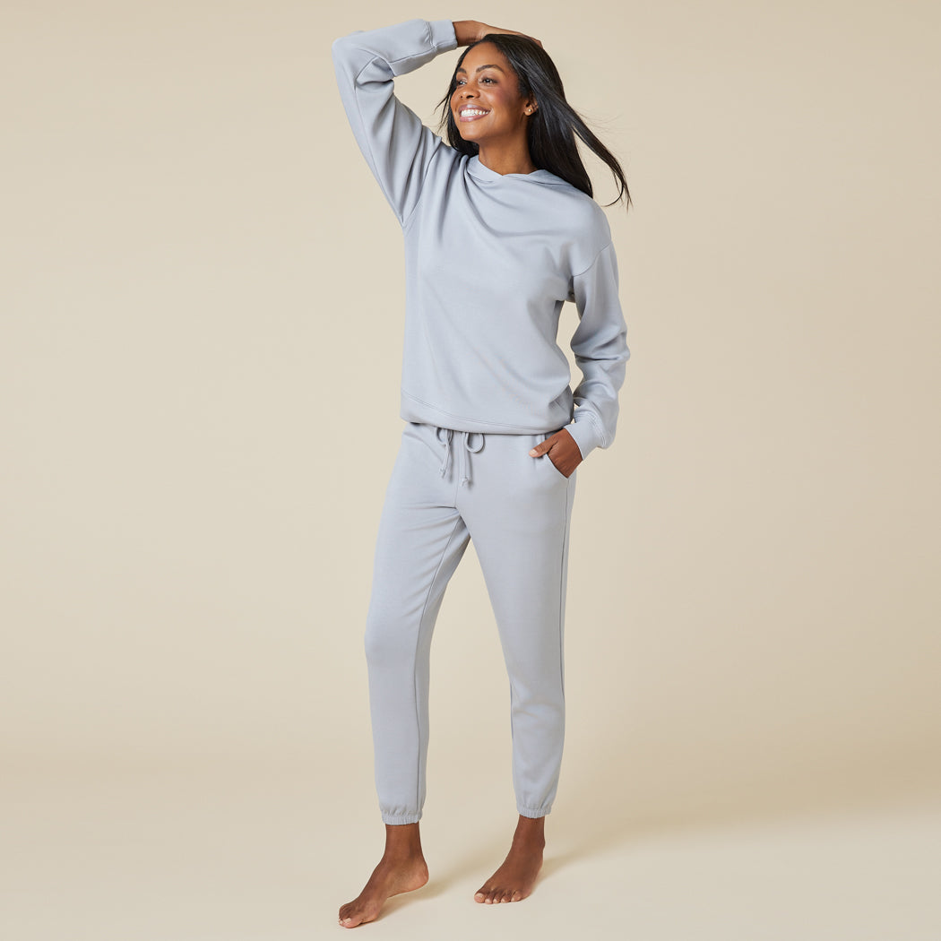 DreamTech Oversize Hoodie Lounge Set Grey