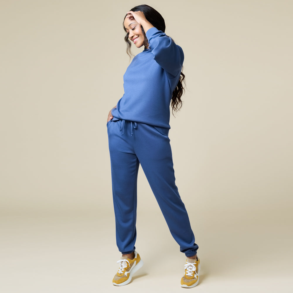 DreamTech Oversize Hoodie Lounge Set Indigo