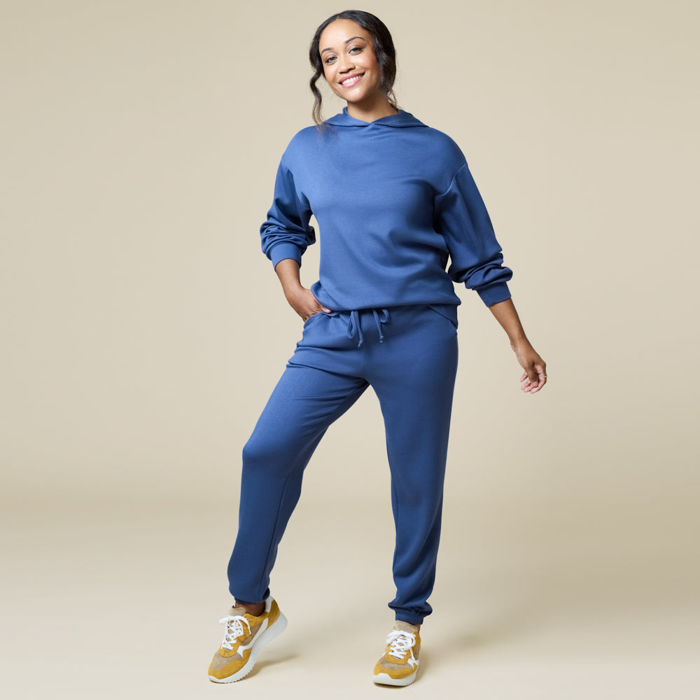 DreamTech Oversize Hoodie Lounge Set Indigo