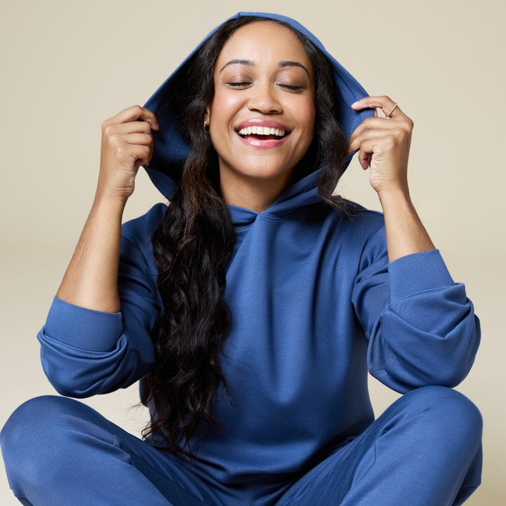 DreamTech Oversize Hoodie Lounge Set Indigo