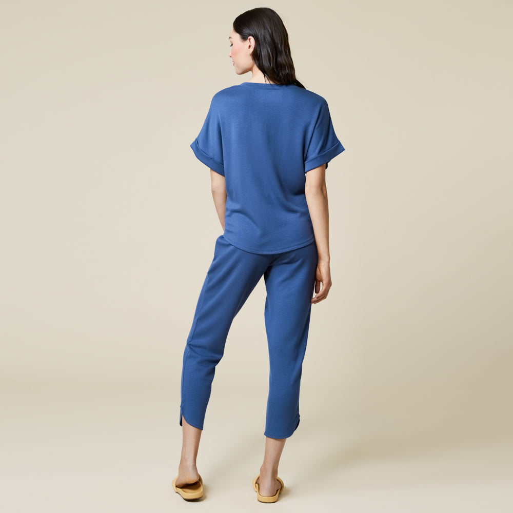 PureDream V-Neck Lounge Set Indigo