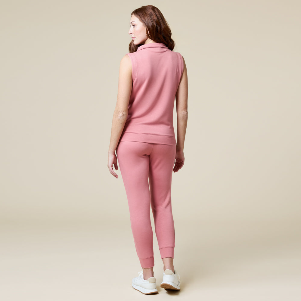 PureDream 1/4 Zip Jogger Set Copper Rose