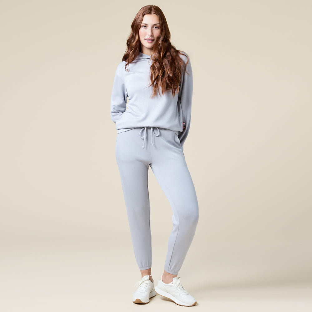 PureDream Long Sleeve Hoodie Jogger Set Grey