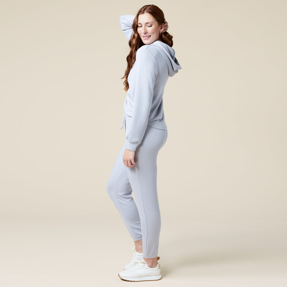 PureDream Long Sleeve Hoodie Jogger Set Grey