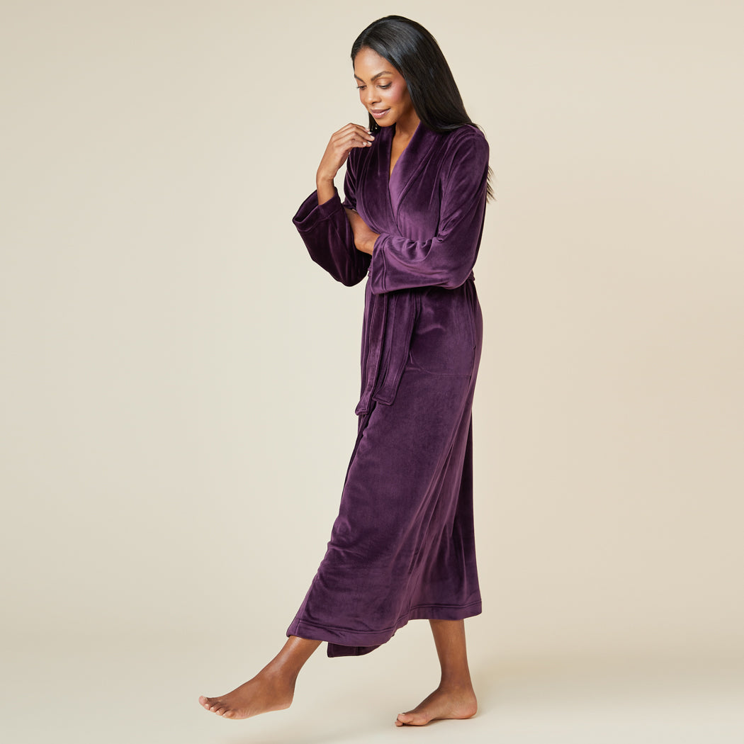 Serenity Wrap Robe Fig