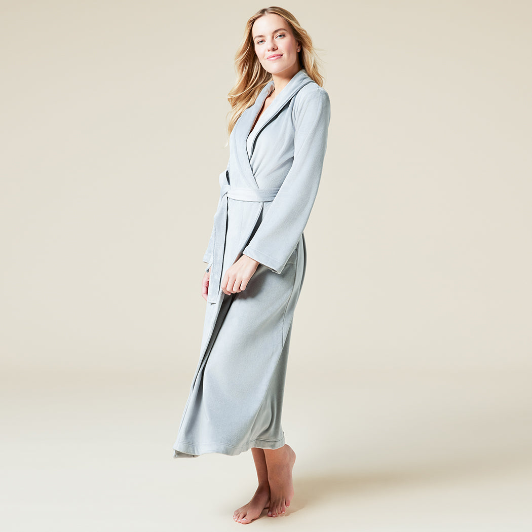 Serenity Wrap Robe Grey