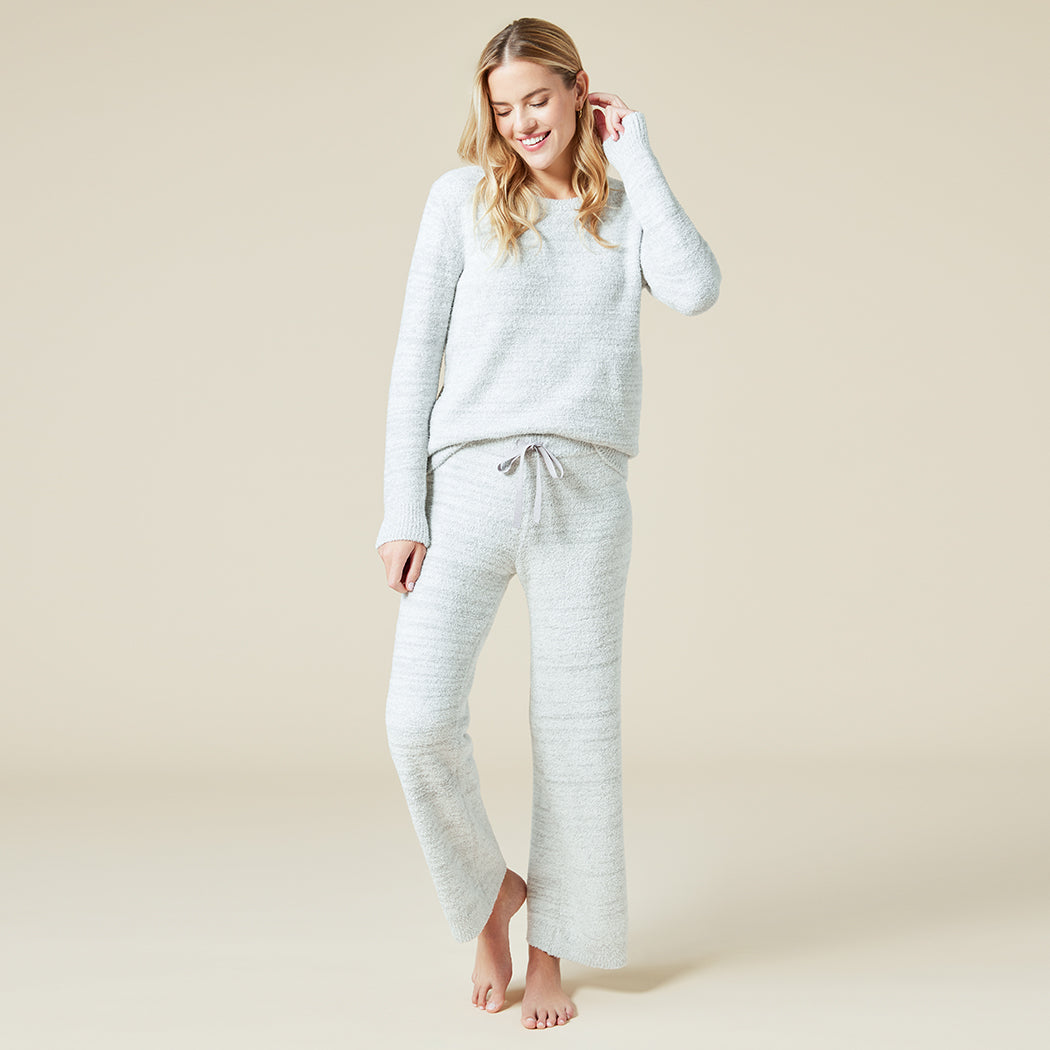 Marshmallow Crew Neck Lounge Set Heather Grey