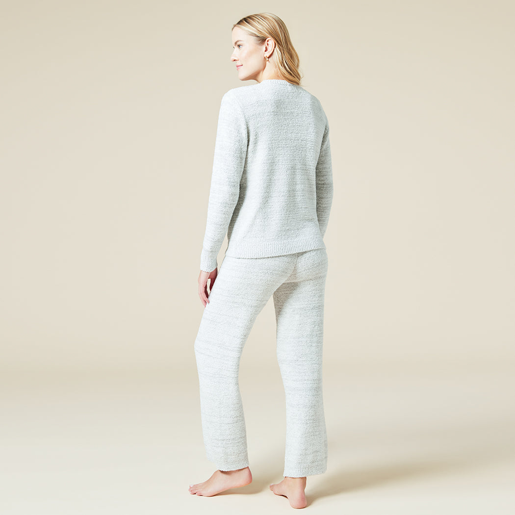 Marshmallow Crew Neck Lounge Set Heather Grey