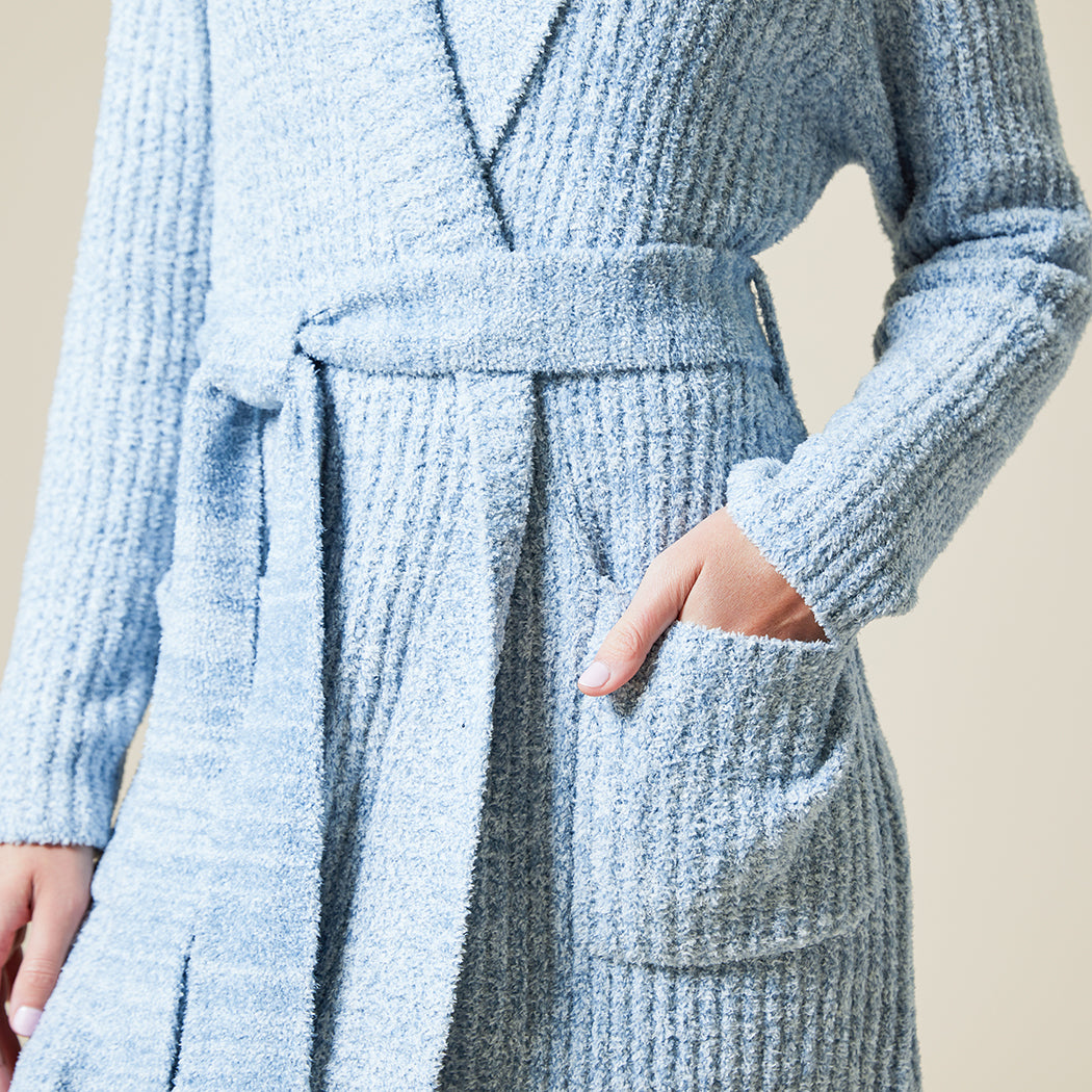 Marshmallow Wrap Robe Heather Spring Lake