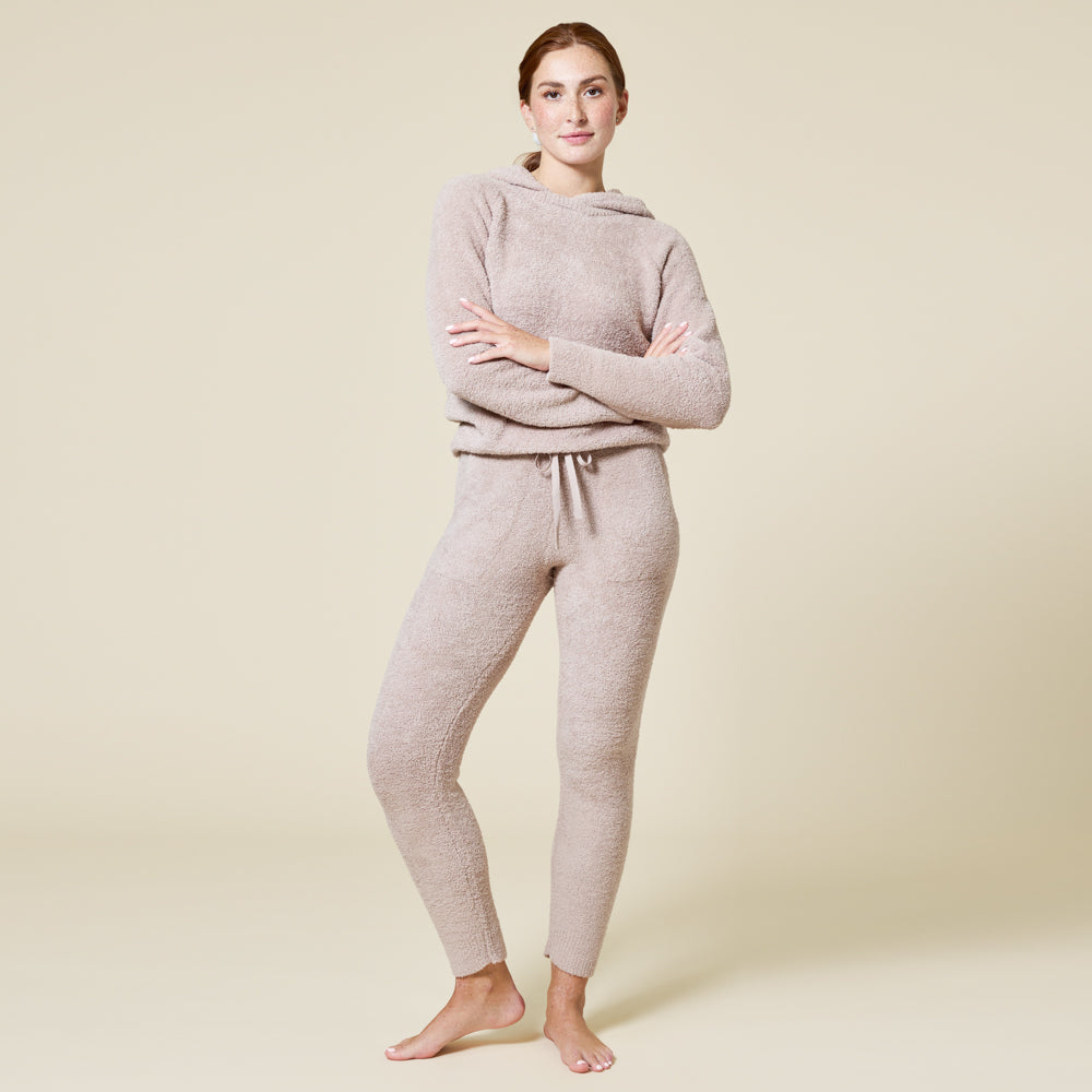 Solid Marshmallow Hoodie Lounge Set Coco