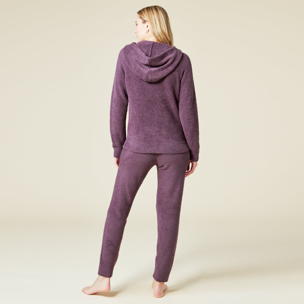 Solid Marshmallow Hoodie Lounge Set Fig